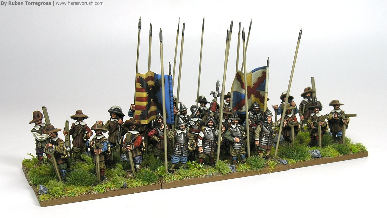 30 Years War miniatures in 15mm from Totentanz