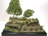 Normandy diorama in 15mm